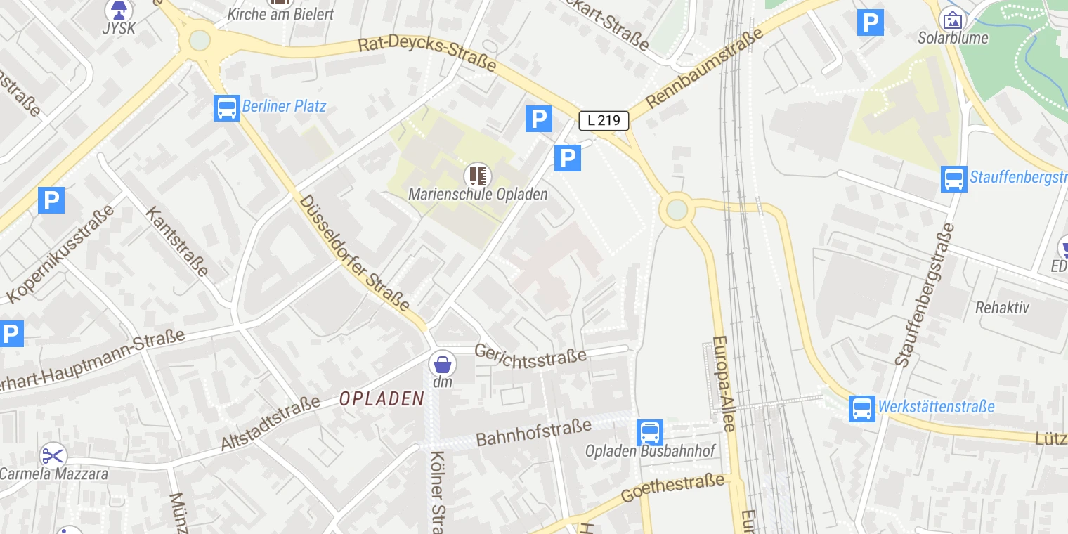 Kartenansicht Alexianer St. Remigius Krankenhaus