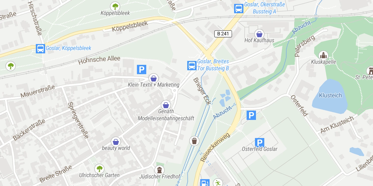 Kartenansicht AMEOS Klinikum Goslar