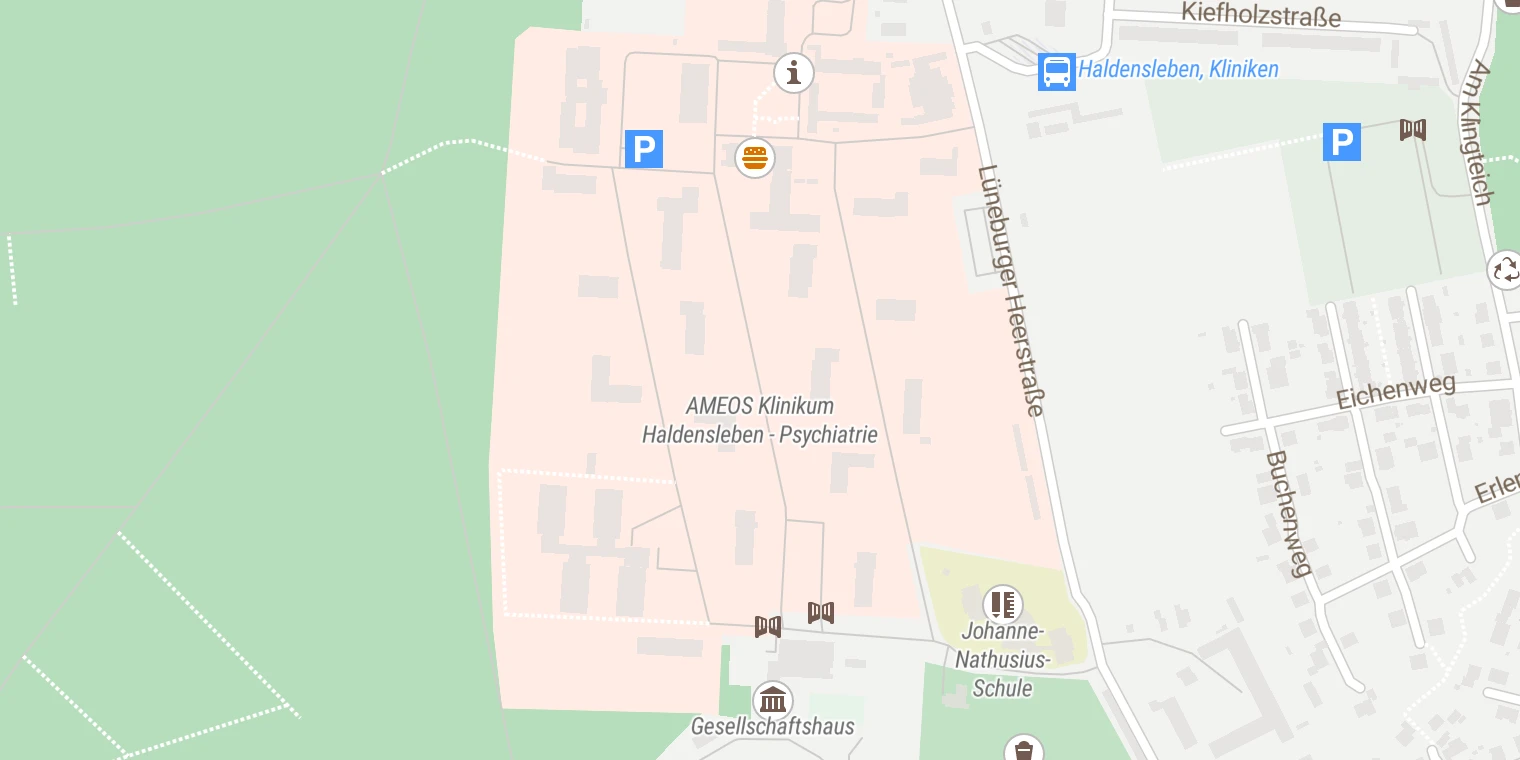 Kartenansicht AMEOS Klinikum Haldensleben