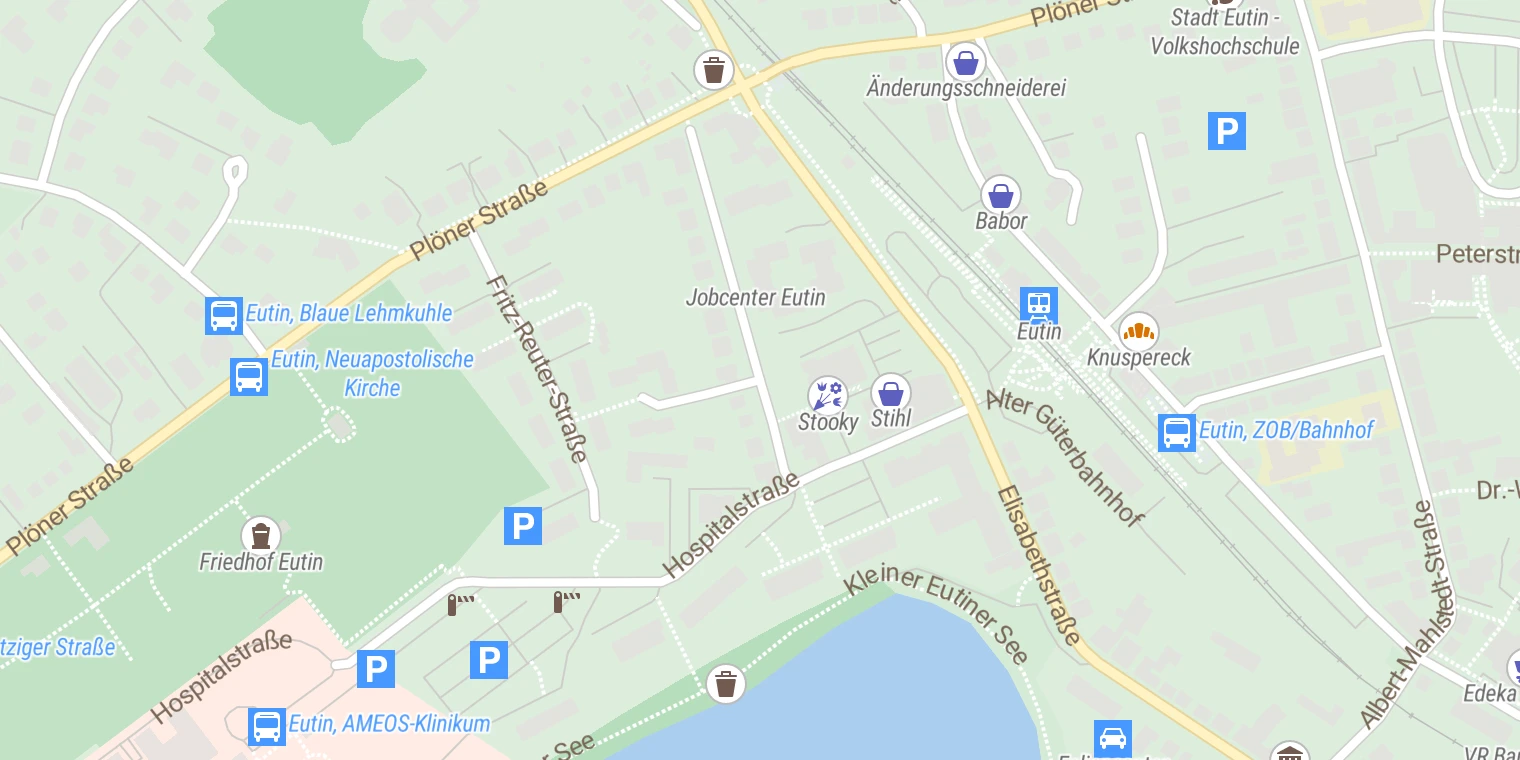 Kartenansicht AMEOS Tagesklinik Eutin