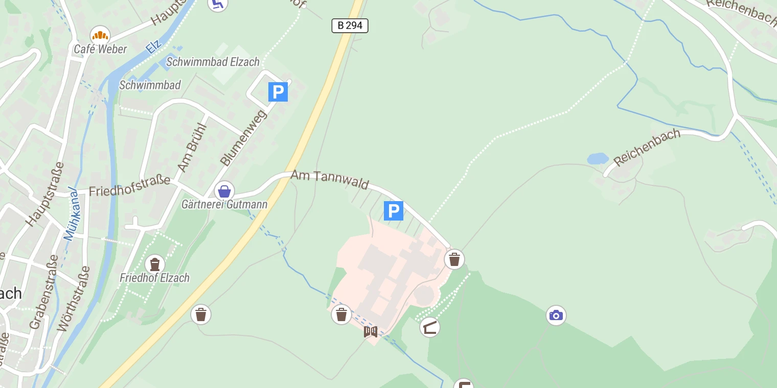 Kartenansicht BDH-Klinik Elzach