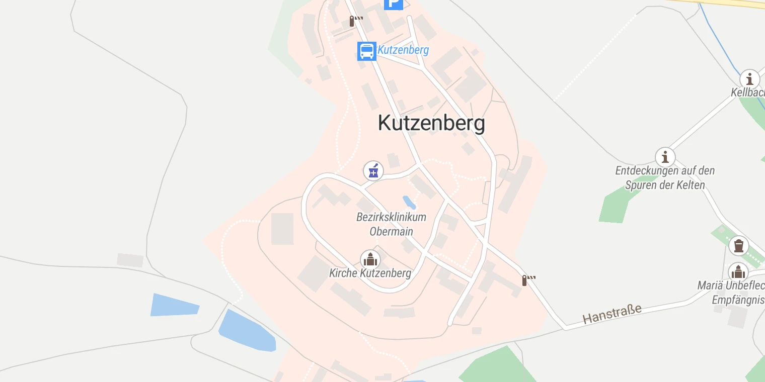 Kartenansicht Bezirksklinikum Obermain