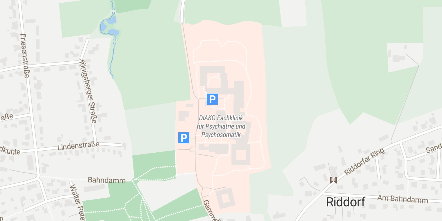 Kartenansicht DIAKO Nordfriesland - Tagesklinik Breklum