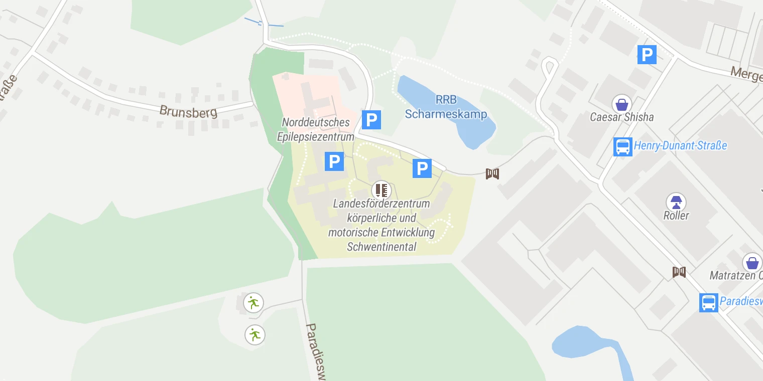 Kartenansicht DRK Norddeutsches Epilepsiezentrum für Kinder und Jugendliche