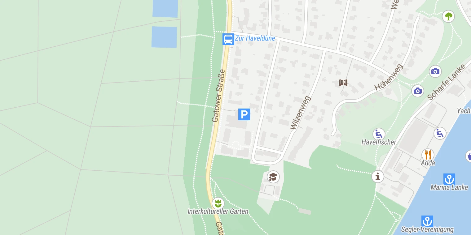 Kartenansicht Havelklinik