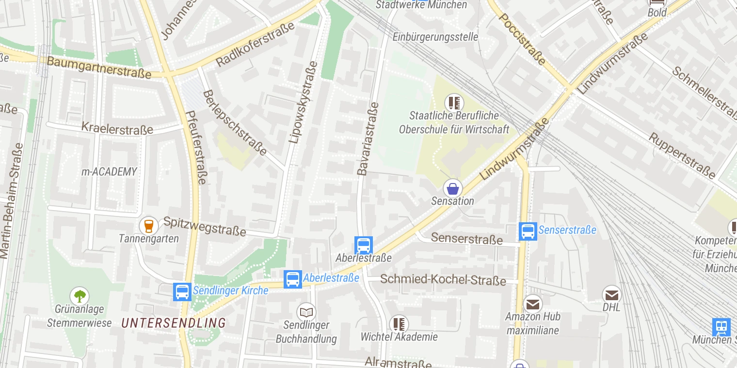 Kartenansicht kbo-Isar-Amper-Klinikum Atriumhaus