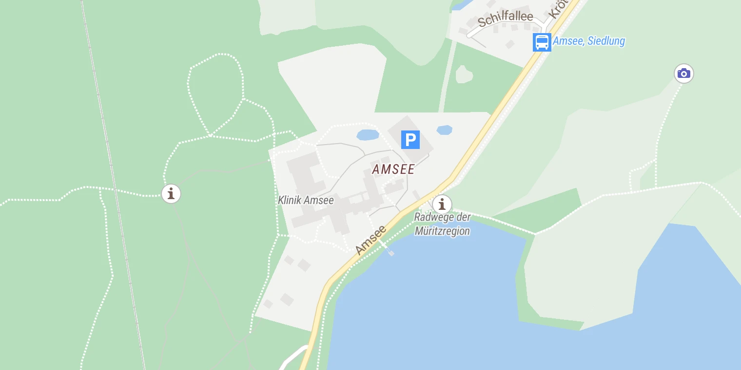 Kartenansicht Klinik Amsee