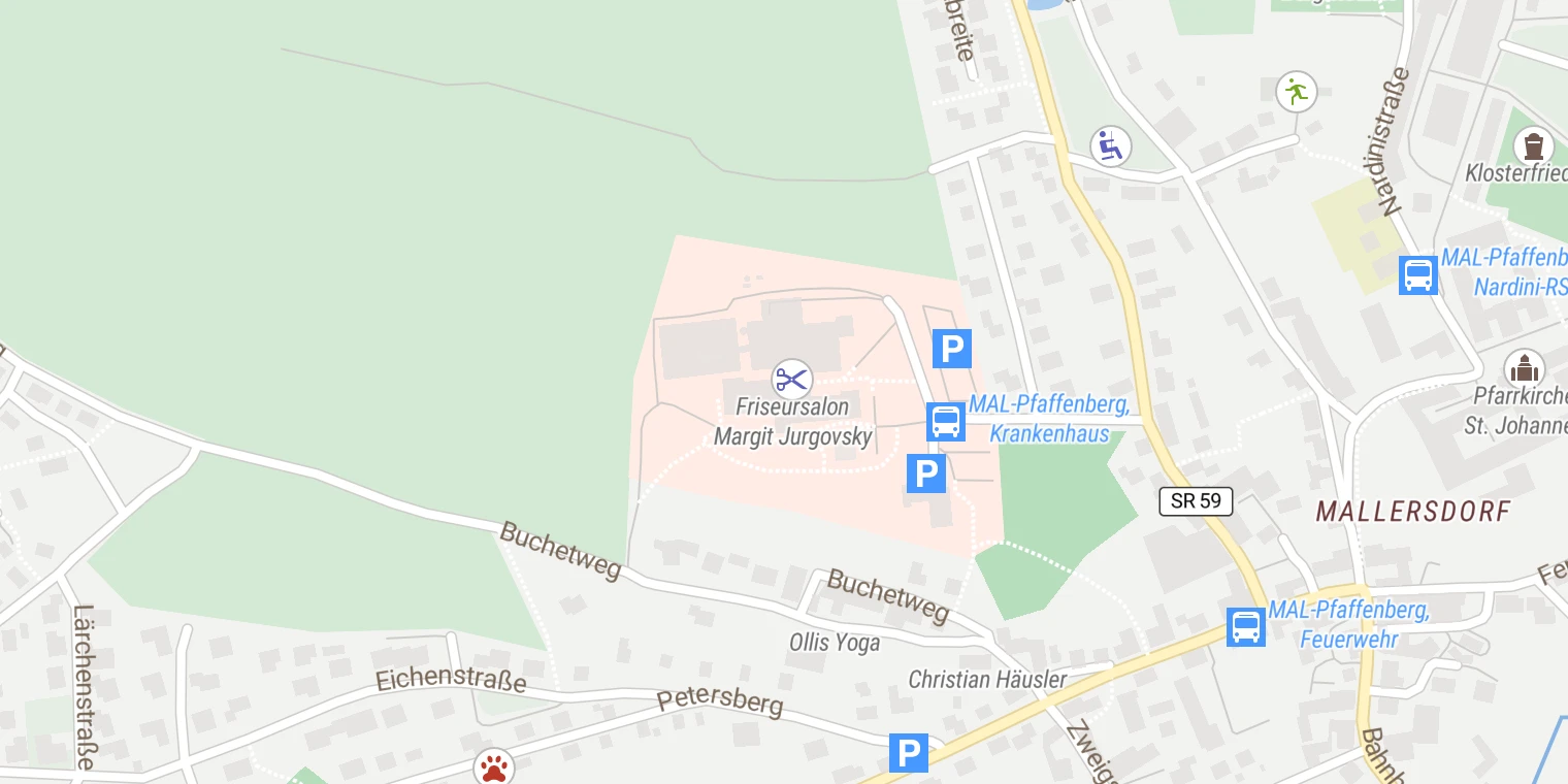 Kartenansicht Klinik Mallersdorf