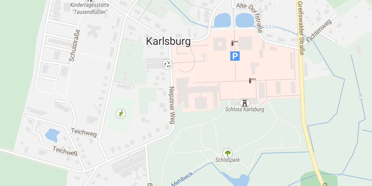 Kartenansicht Klinikum Karlsburg