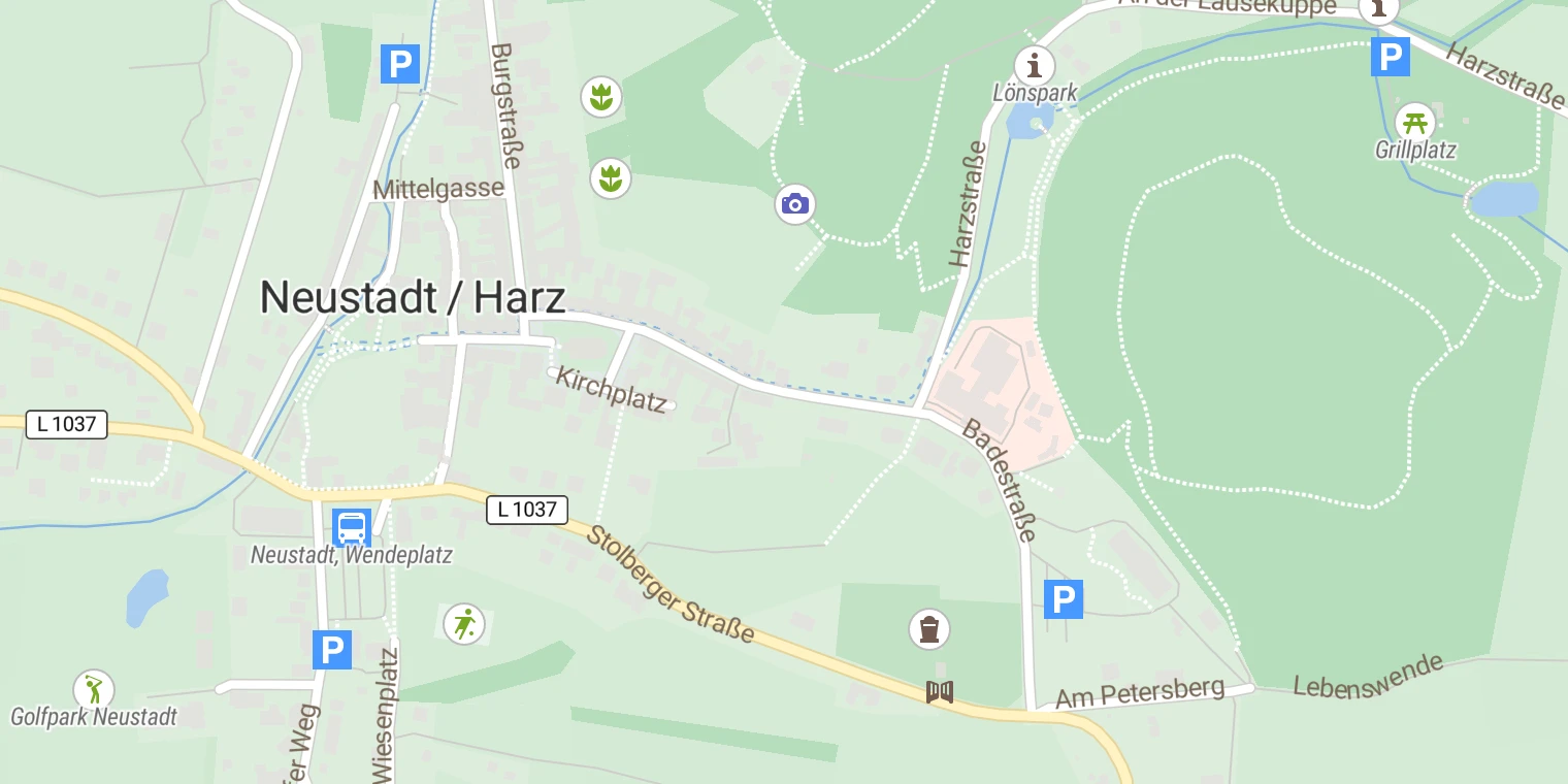 Kartenansicht Lungenklinik Neustadt
