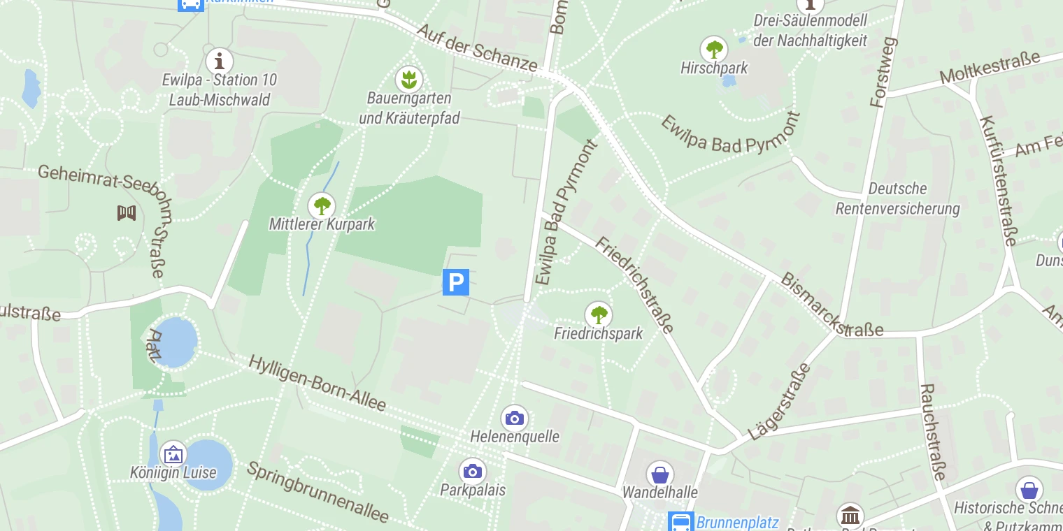 Kartenansicht MEDIAN Zentrum für Verhaltensmedizin Bad Pyrmont