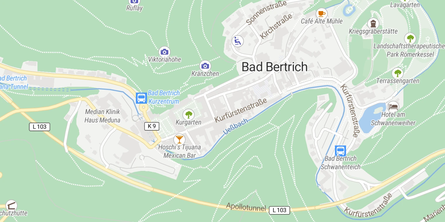 Kartenansicht Mosel-Eifel-Klinik