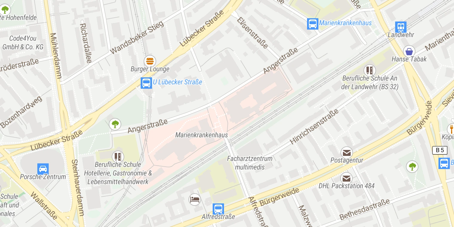 Kartenansicht Neonatologische Intensivstation (MK)