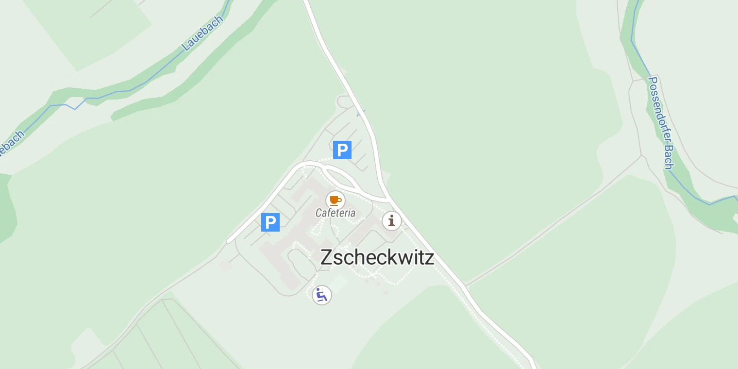 Kartenansicht Neurologisches Fachkrankenhaus Zscheckwitz