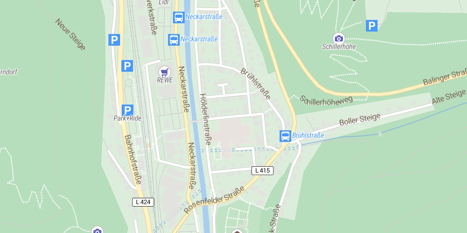 Kartenansicht SRH Krankenhaus Oberndorf a.N.