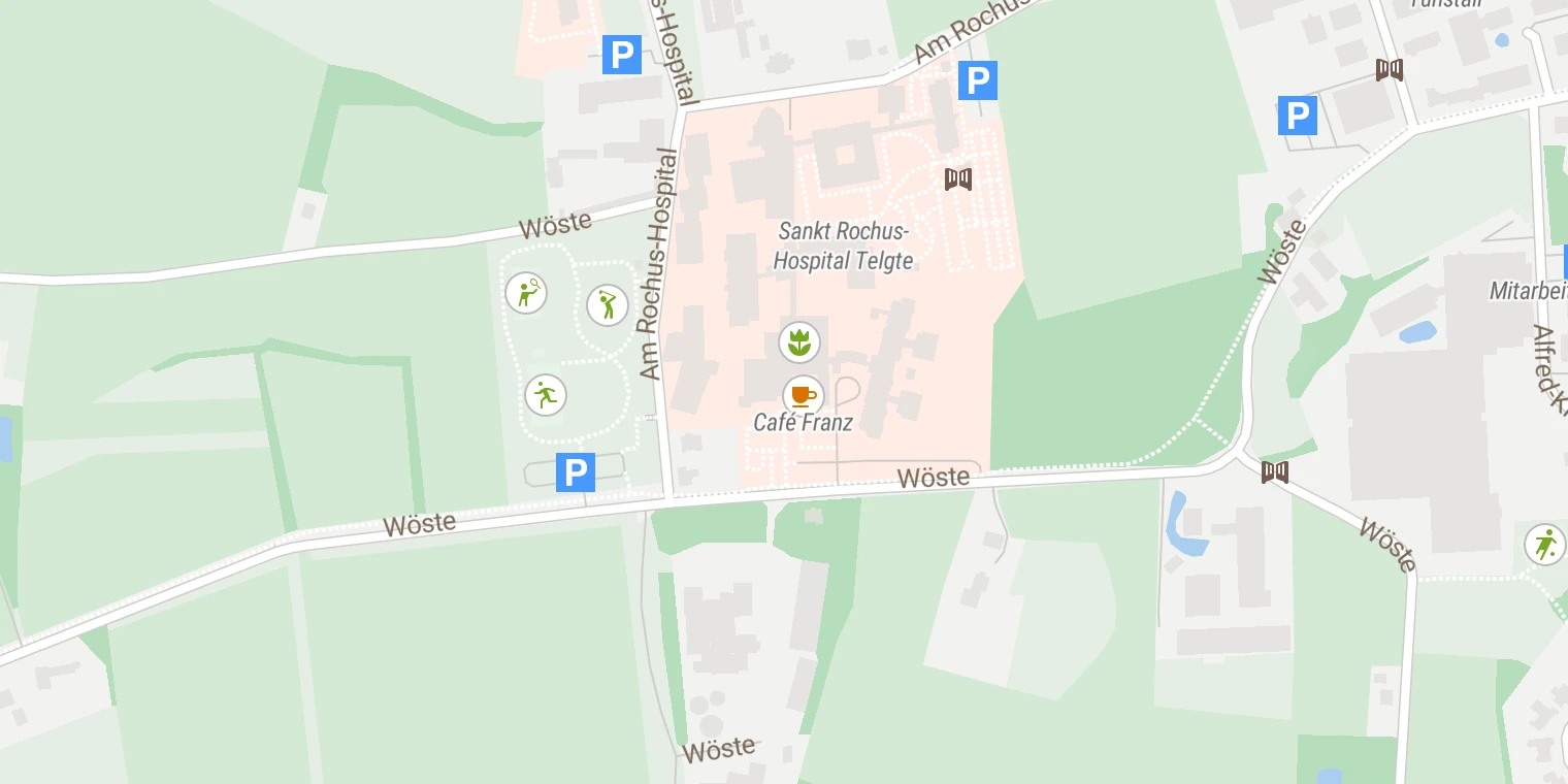 Kartenansicht St. Rochus-Hospital Telgte