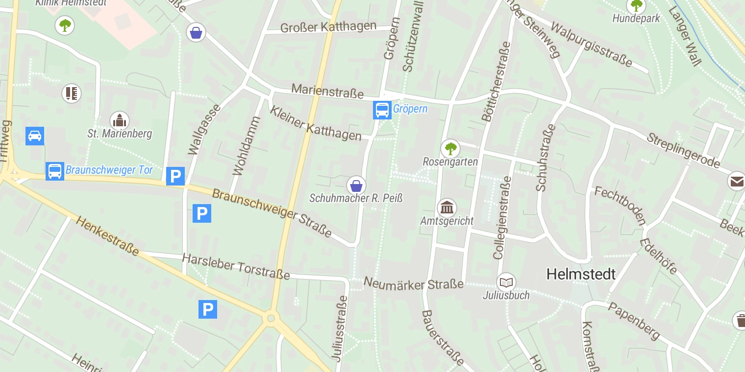 Kartenansicht Tagesklinik Helmstedt
