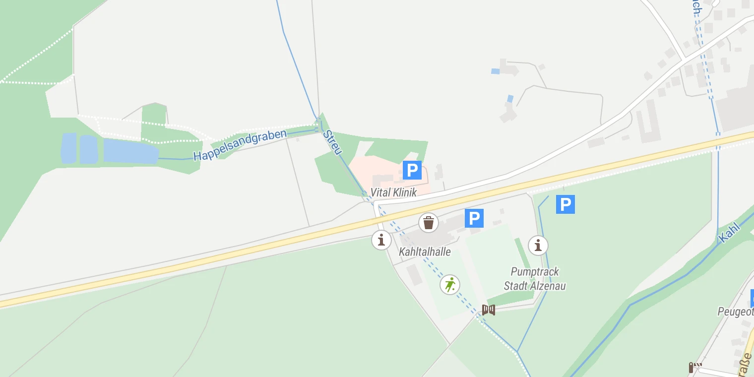 Kartenansicht Vital Klinik Alzenau