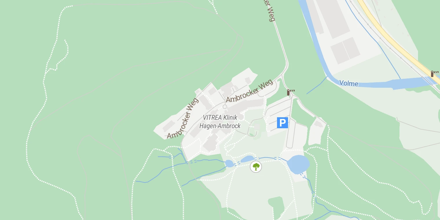 Kartenansicht VITREA Klinik Hagen Ambrock
