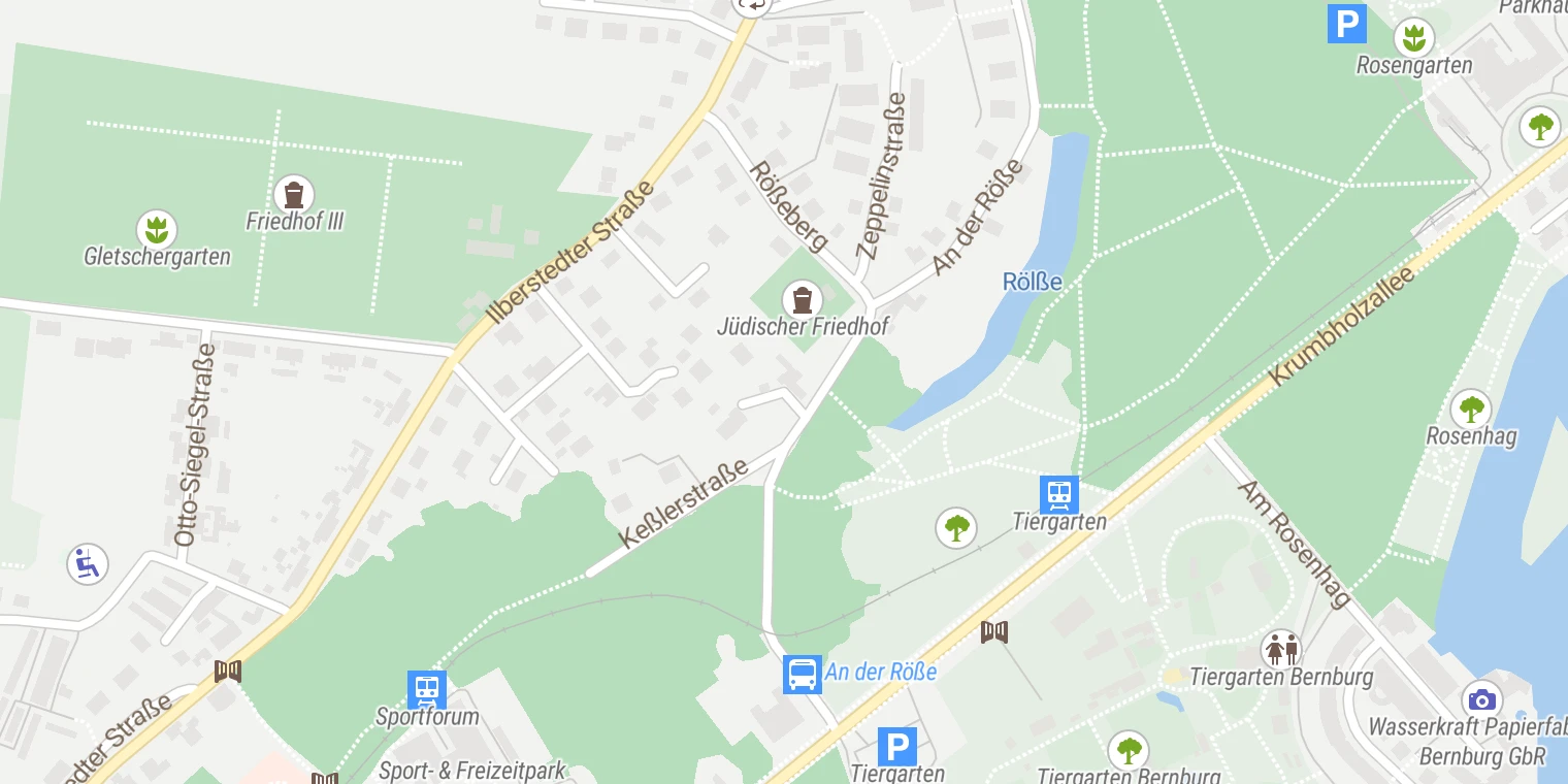 Kartenansicht Waldklinik Bernburg