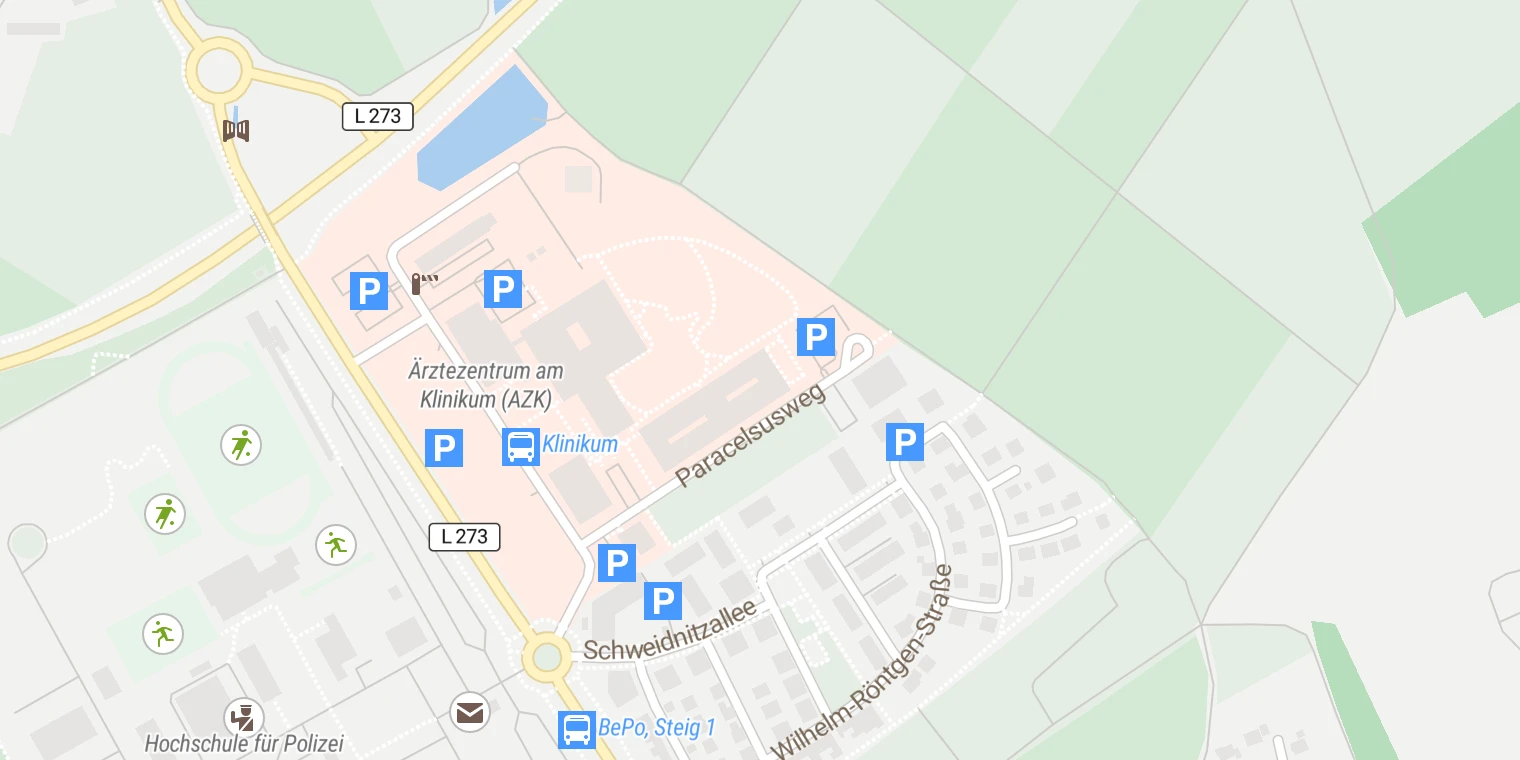 Kartenansicht ZfP Südwürttemberg Bad Schussenried Satellit Biberach