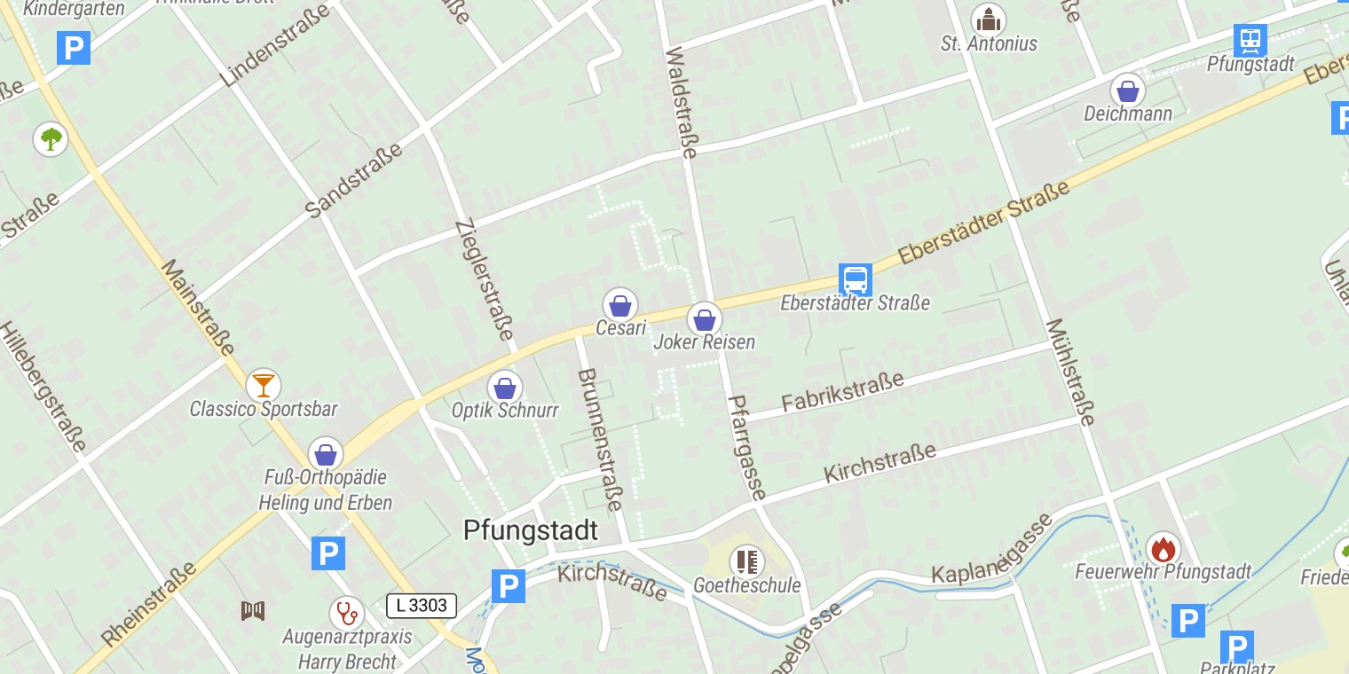Kartenansicht Dr. Jung Zahnklinik