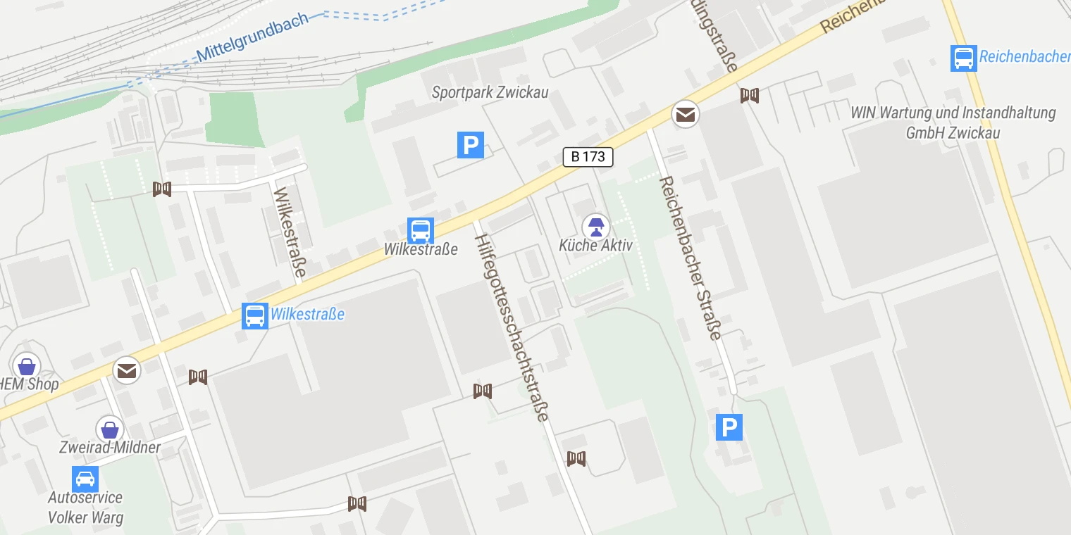 Kartenansicht Lipidambulanz Nephrologisches Zentrum Zwickau