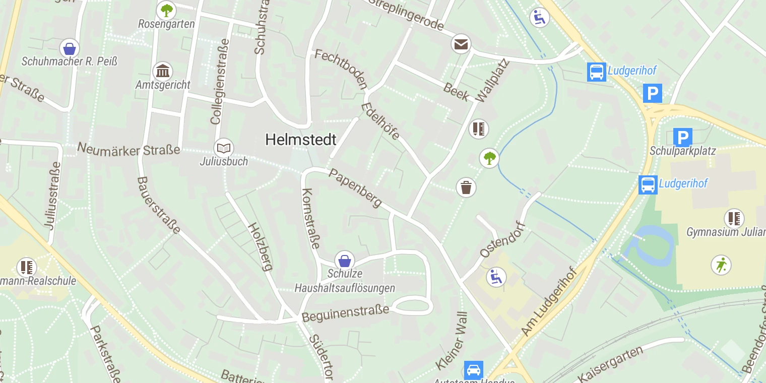 Kartenansicht Radiologie Helmstedt