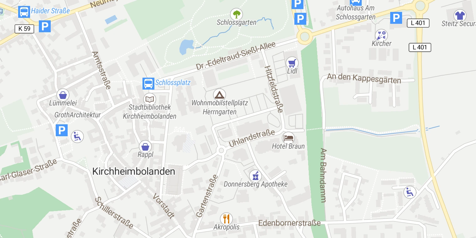 Kartenansicht Robinson Esthetics