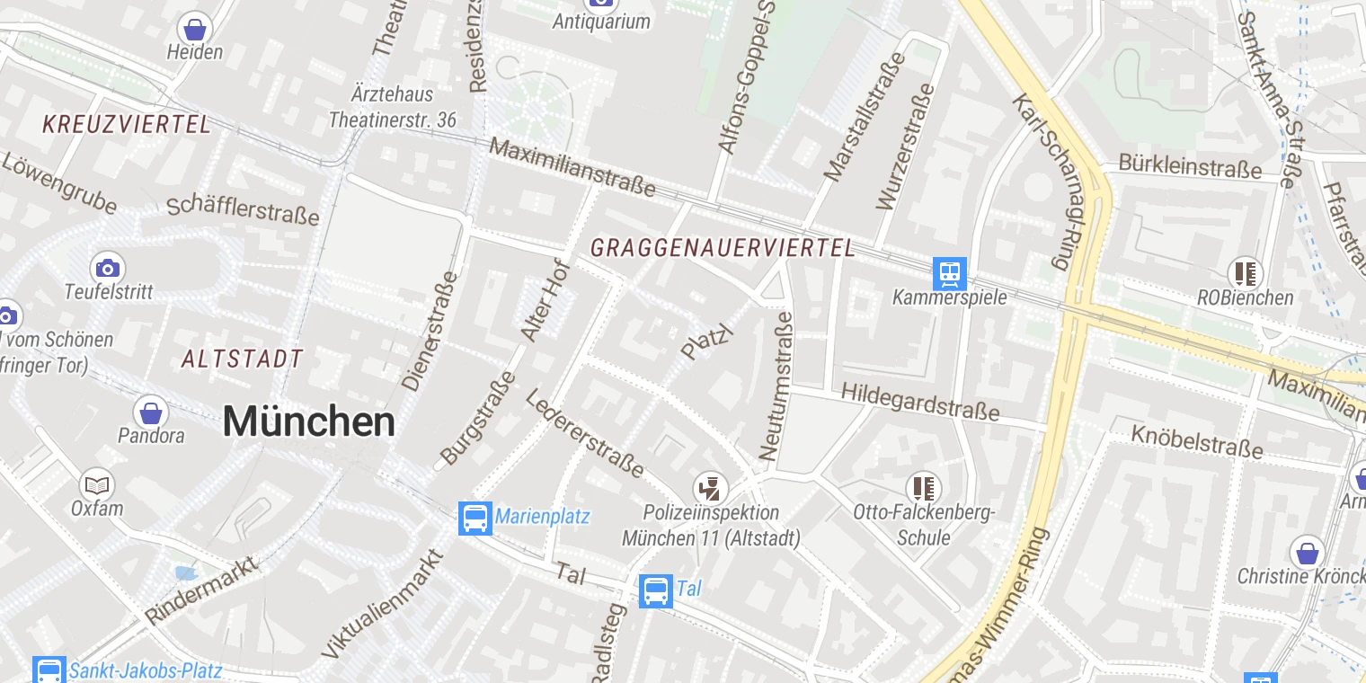 Kartenansicht Signature Aesthetics
