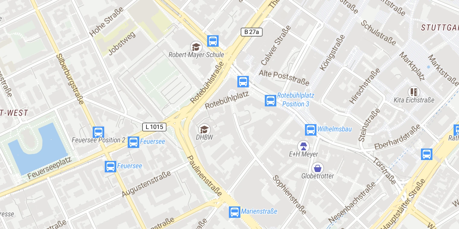 Kartenansicht Sophienklinik