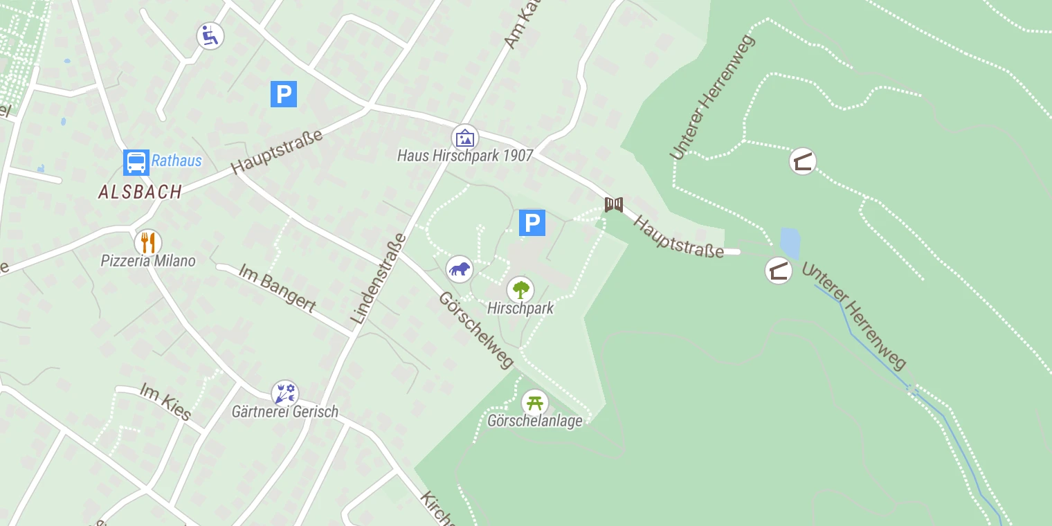 Kartenansicht Asklepios Hirschpark Klinik
