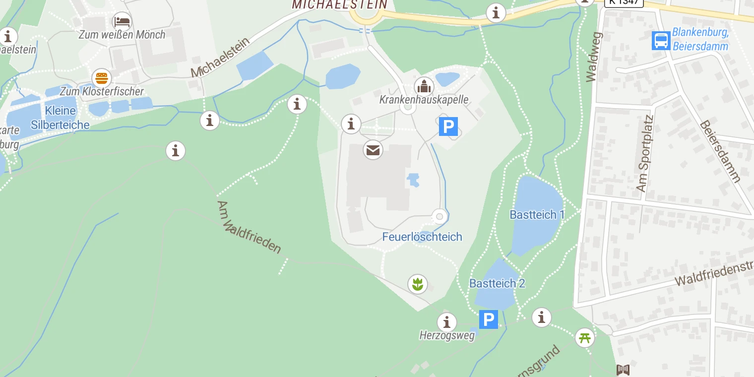 Kartenansicht Celenus Teufelsbad Fachklinik