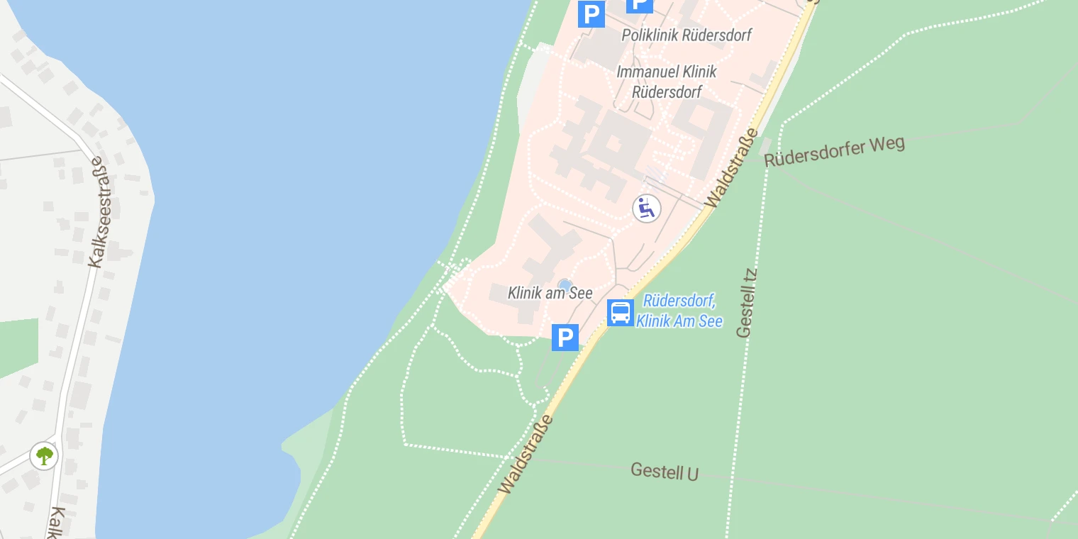 Kartenansicht Klinik am See