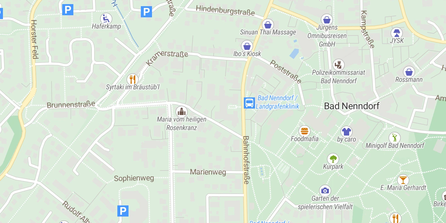 Kartenansicht Landgrafen-Klinik