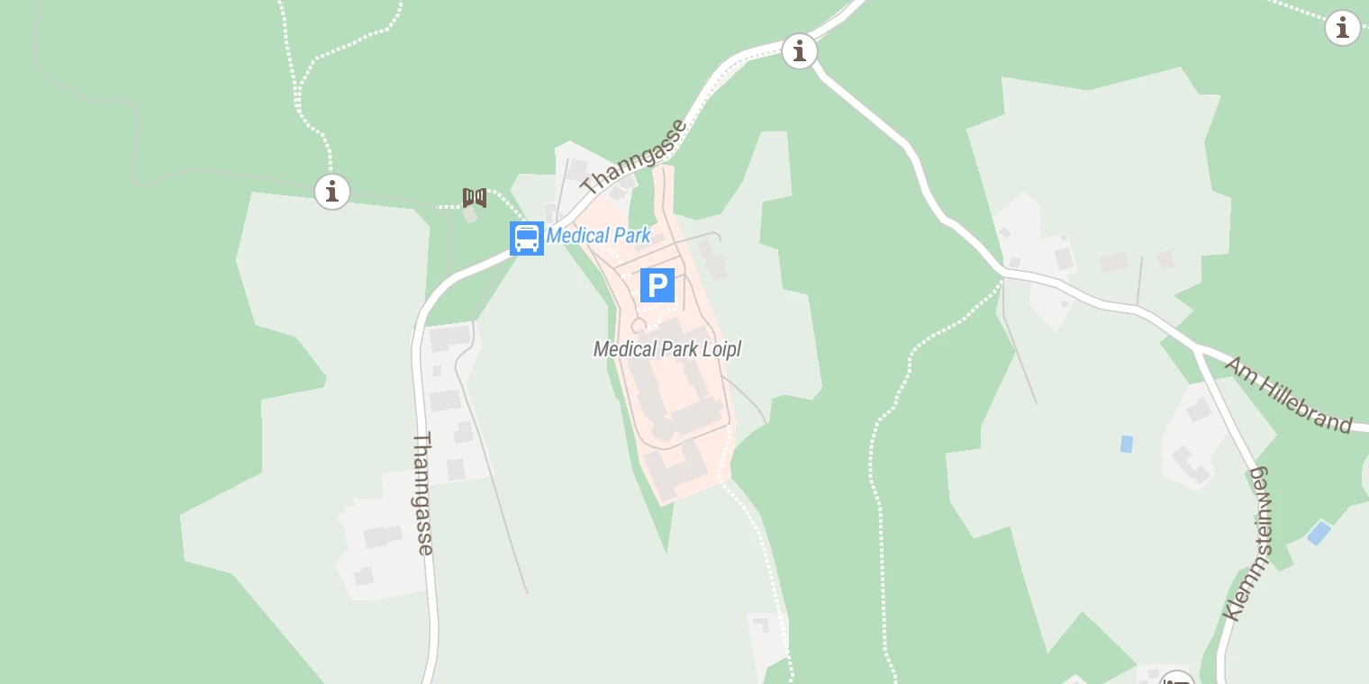 Kartenansicht Medical Park Loipl