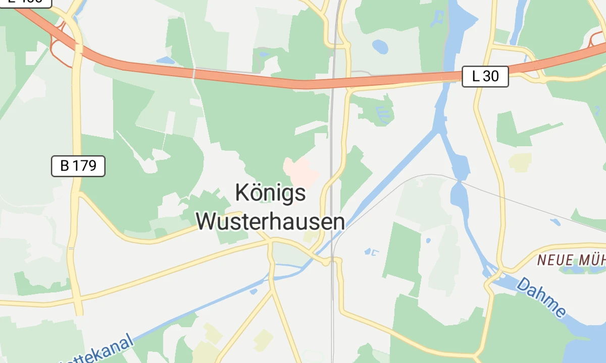 Kartenansicht Achenbach Krankenhaus Königs Wusterhausen