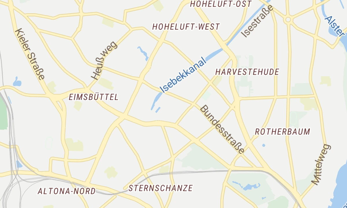 Kartenansicht Agaplesion Diakonieklinikum Hamburg