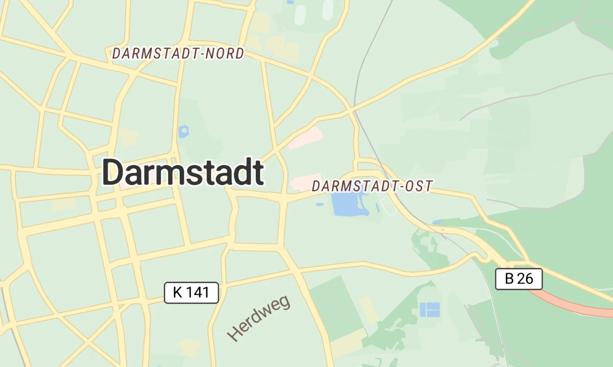 Kartenansicht Agaplesion Elisabethenstift Evangelisches Krankenhaus
