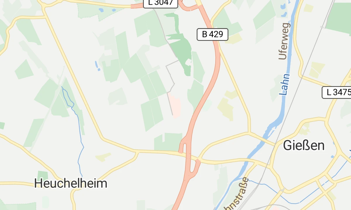 Kartenansicht Agaplesion Evangelisches Krankenhaus Mittelhessen Gießen