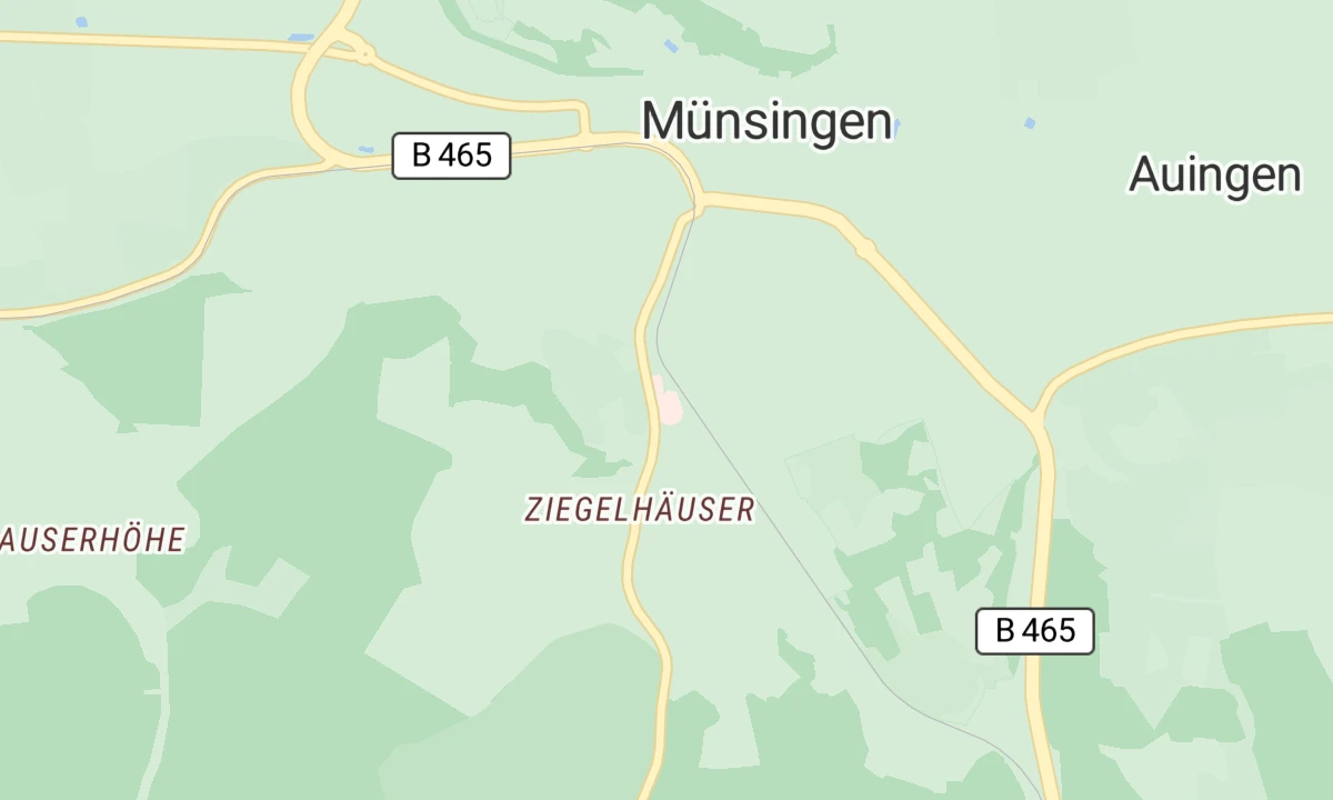 Kartenansicht Albklinik Münsingen