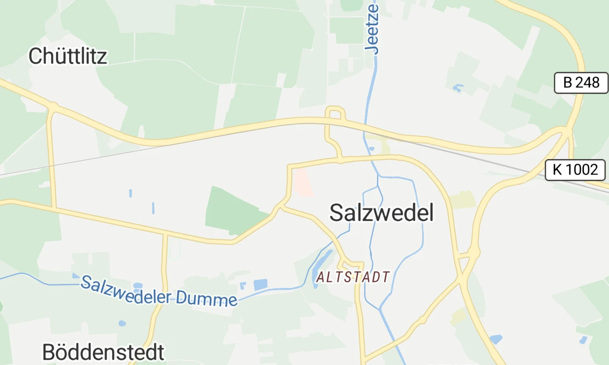Kartenansicht Altmark Klinikum Salzwedel