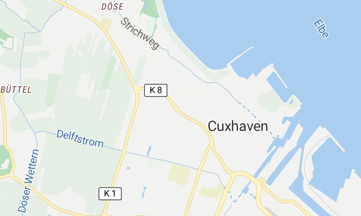 Kartenansicht AMEOS Klinikum Cuxhaven