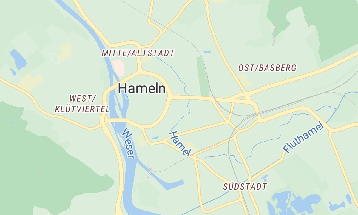 Kartenansicht AMEOS Klinikum Hameln - Tagesklinik für Kinder-und Jugendpsychiatrie