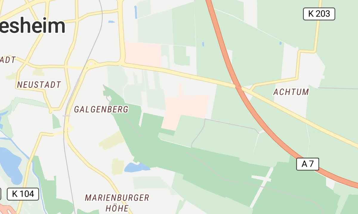 Kartenansicht AMEOS Klinikum Hildesheim