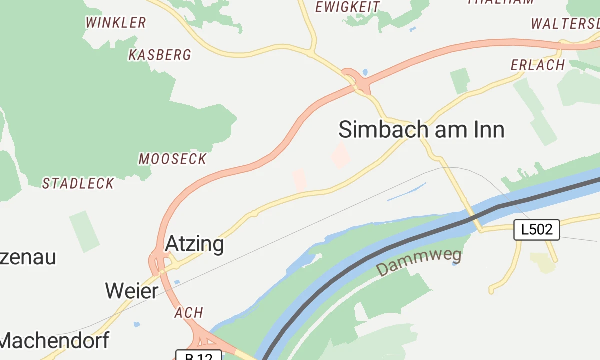 Kartenansicht AMEOS Klinikum Inntal