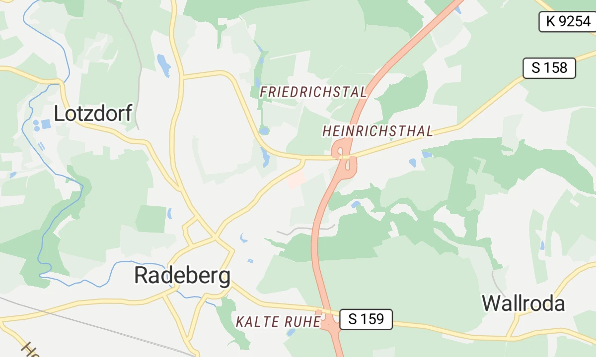 Kartenansicht Asklepios-ASB Klinik Radeberg
