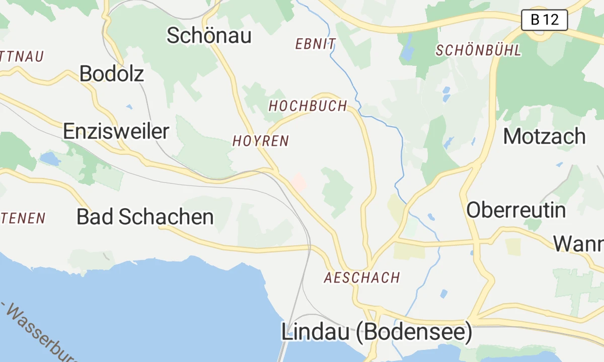 Kartenansicht Asklepios Klinik Lindau