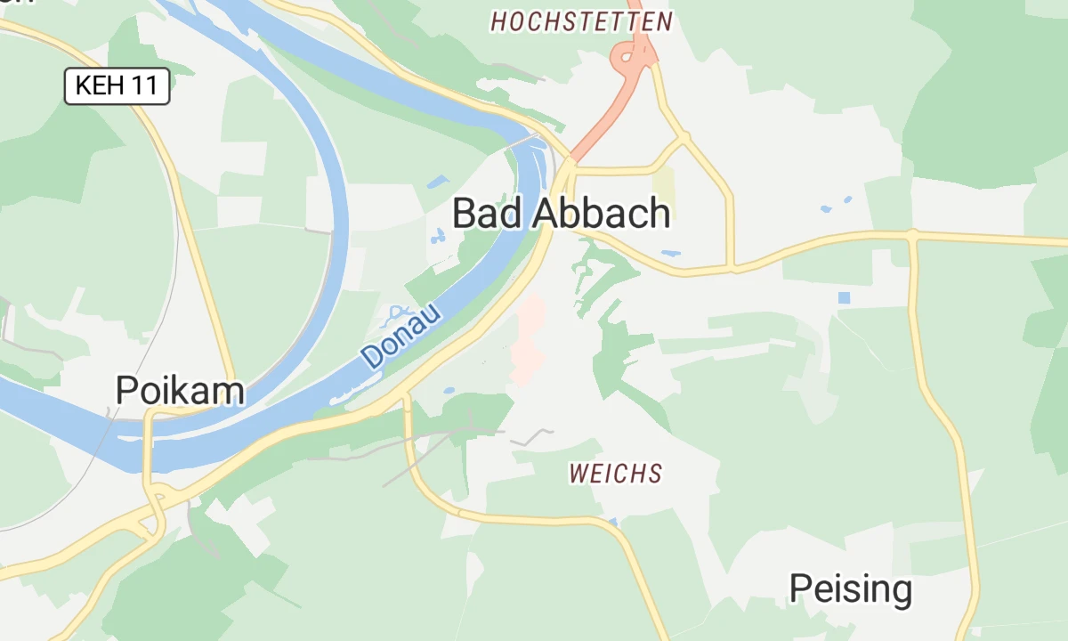 Kartenansicht Asklepios Klinikum Bad Abbach
