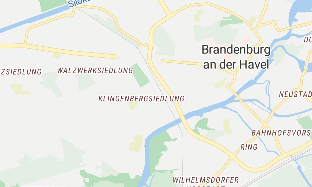Kartenansicht Asklepios Tagesklinik Brandenburg an der Havel